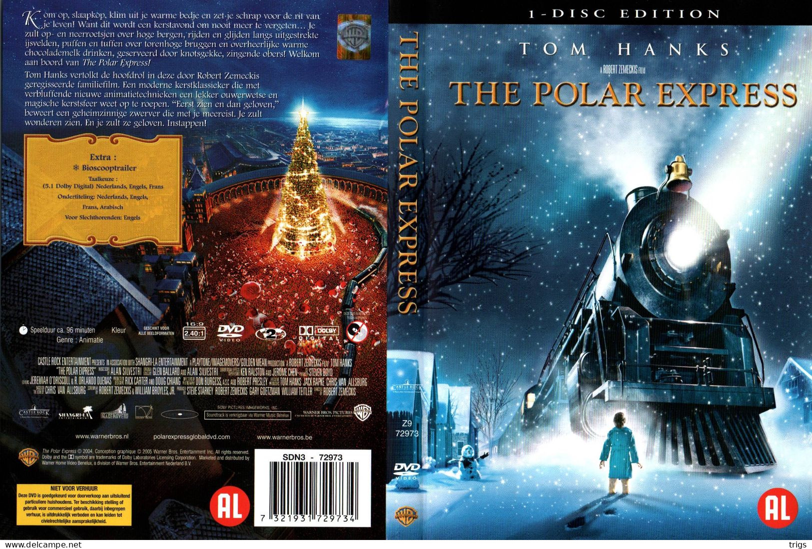 DVD - The Polar Express - Dibujos Animados