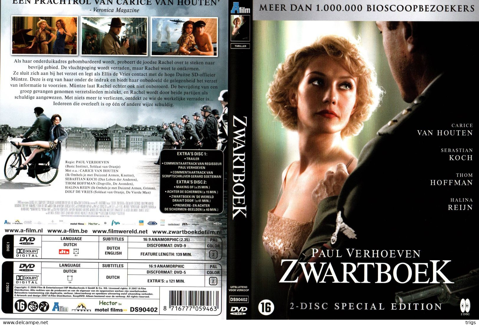 DVD - Zwartboek (2 DISCS) - Politie & Thriller