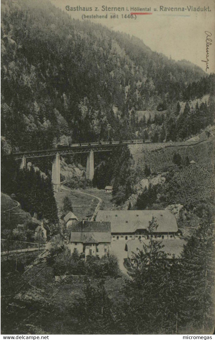 Gasthaus Z. Sternen I. Höllental U. Ravenna-Viadukt - Höllental