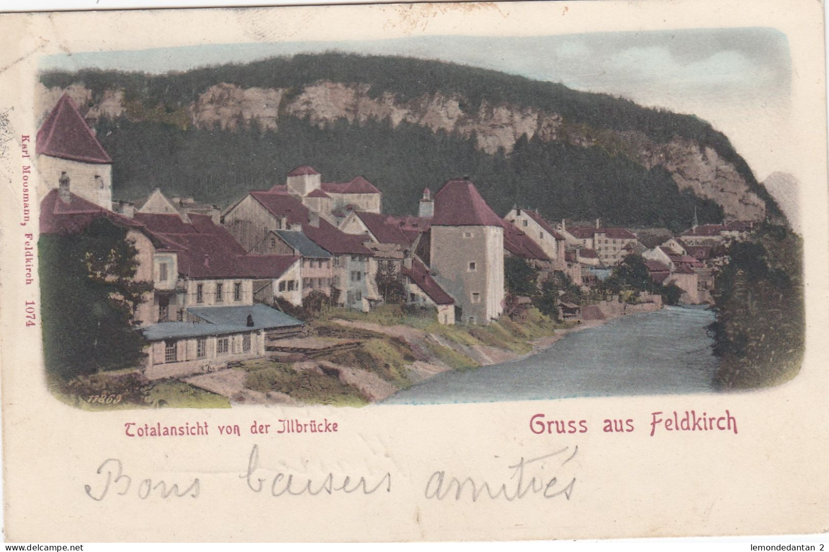 Gruss Aus Feldkirch - Totalansicht Von Der Illbrücke - Feldkirch