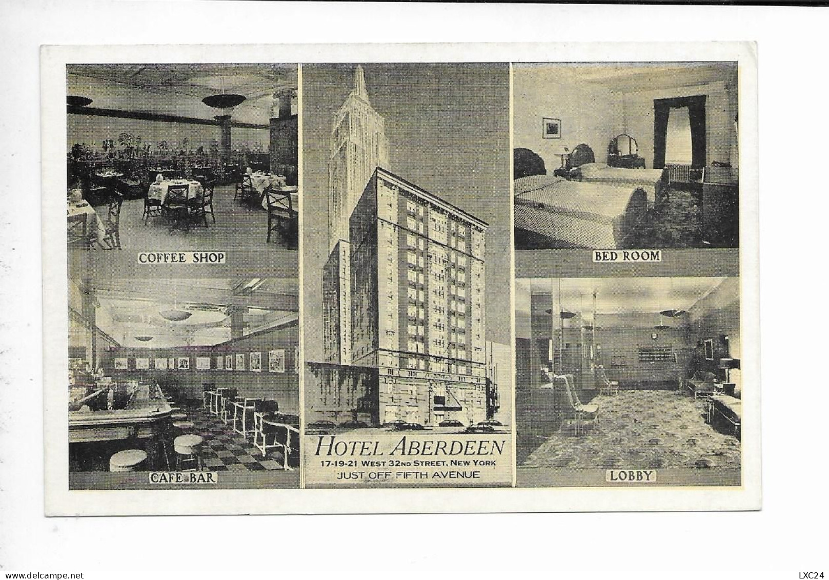 HOTEL ABERDEEN. NEW YORK. - Cafes, Hotels & Restaurants