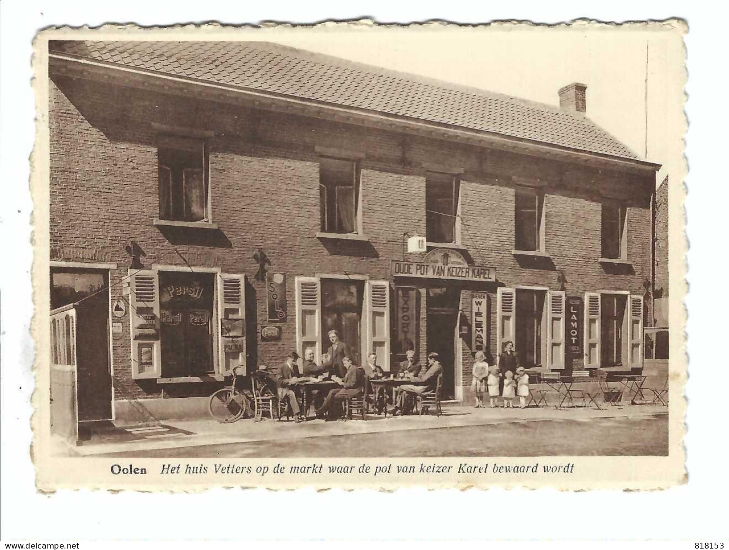 Olen   Oolen  Het Huis Vetters Op De Markt Waar De Pot Van Keizer Karel Bewaard Wordt - Olen