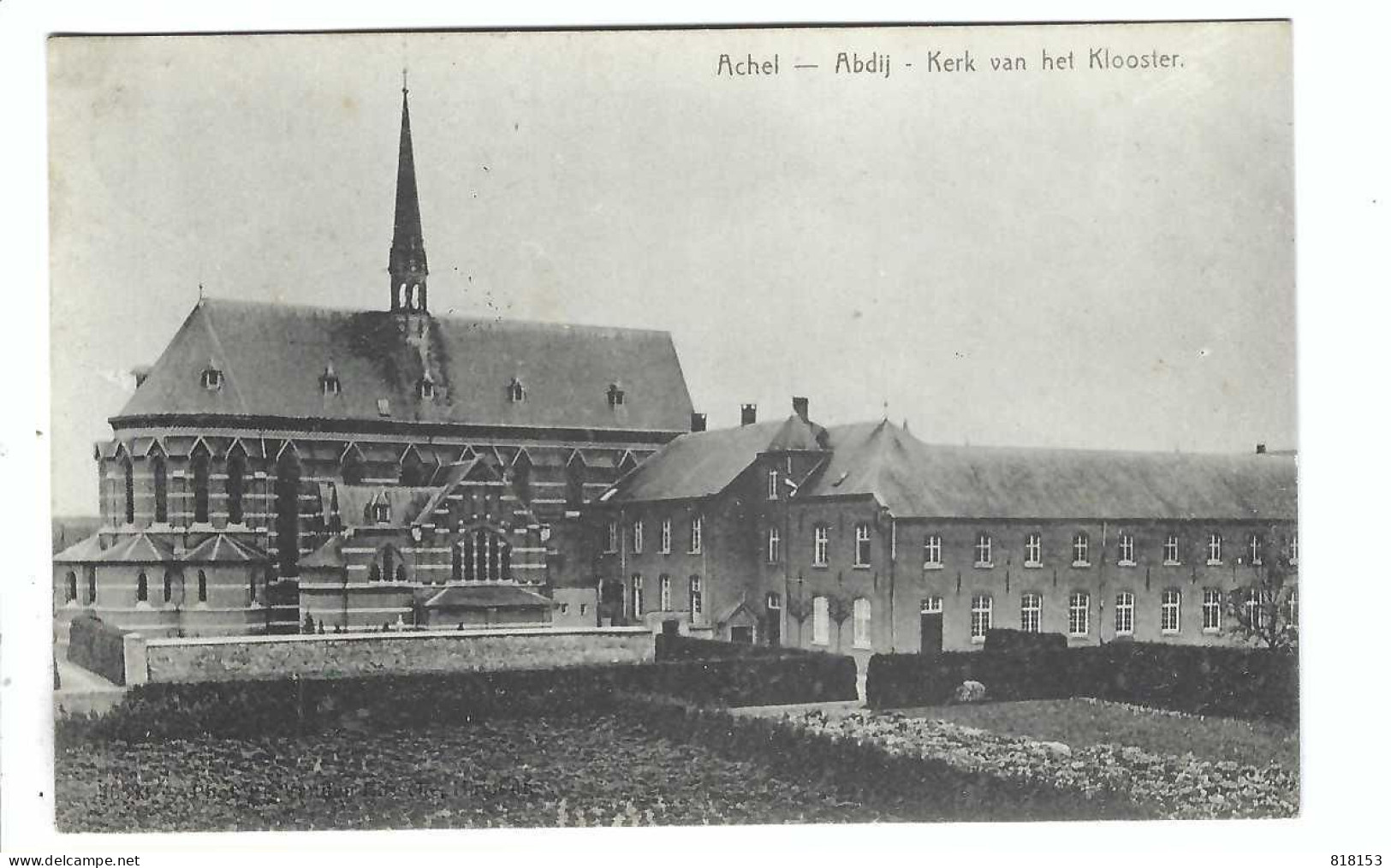 Achel  -  Abdij - Kerk V H Klooster  1909 - Hamont-Achel