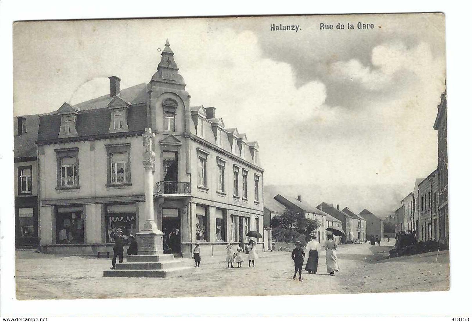 Halanzy  Rue De La Gare 1909 - Aubange