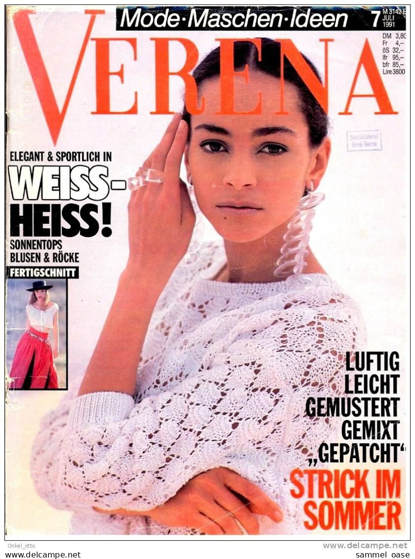 VERENA Mode - Maschen - Ideen Luftig Leicht Gemixt 1991 - Moda