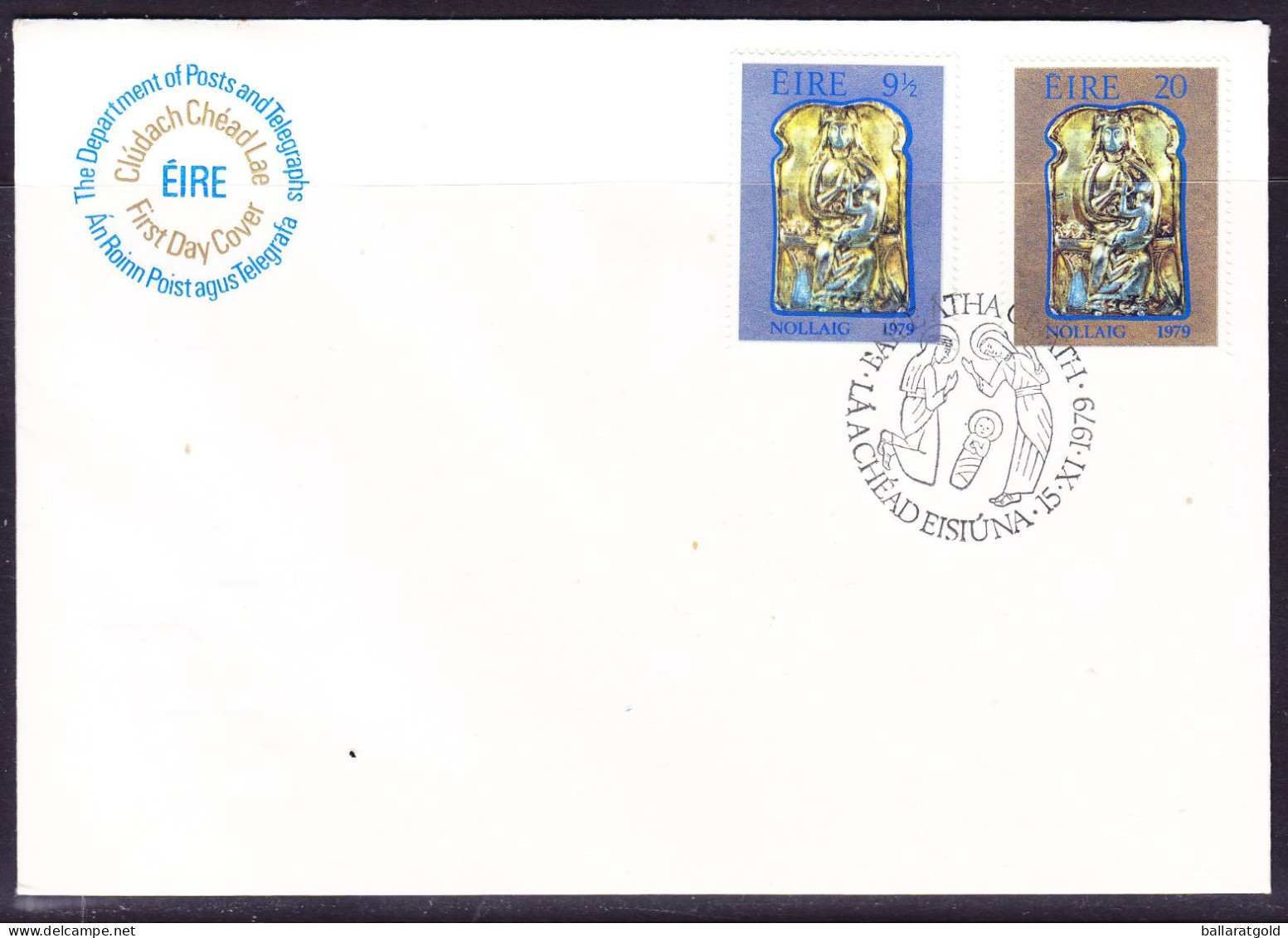 Ireland 1978 Christmas First Day Cover - Unaddressed - Lettres & Documents