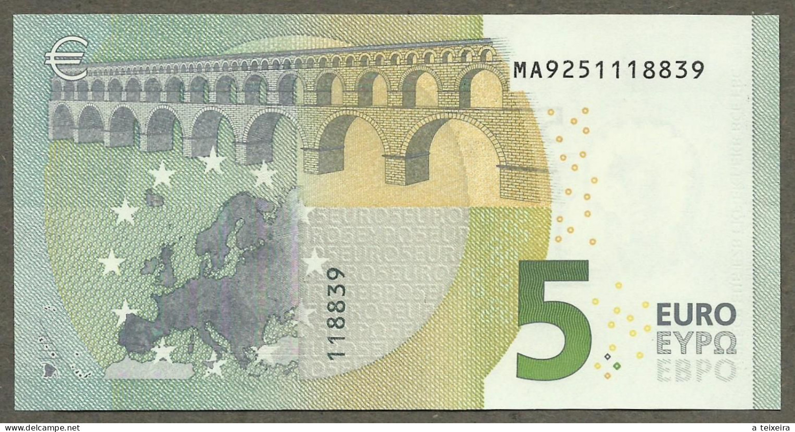 Portugal - 5 Euro - M010 A1 - MA9251118839 - UNC - 5 Euro