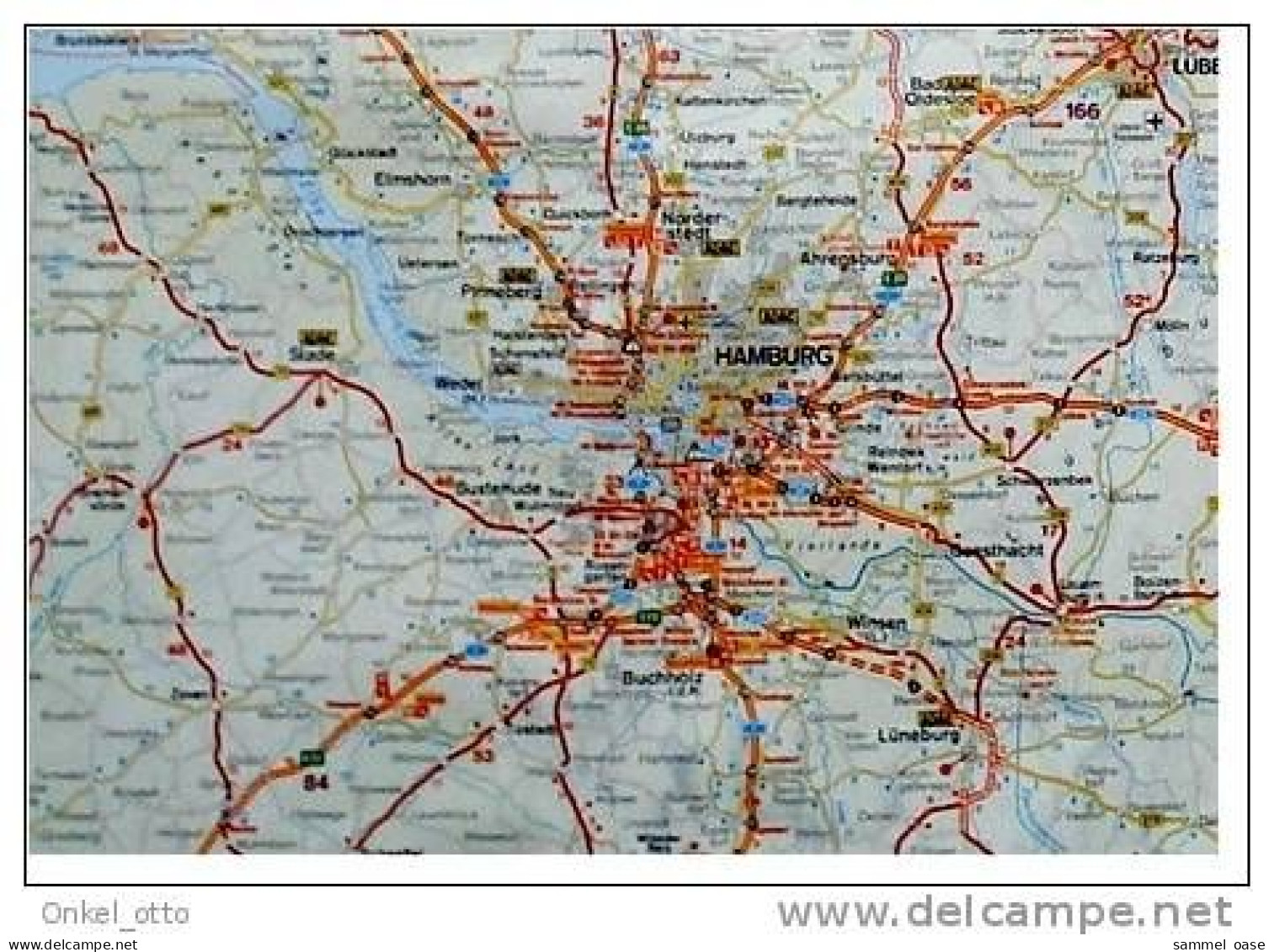 2 X ADAC Strassenkarten Deutschland Nord + Süd Von 1995 - Mapamundis