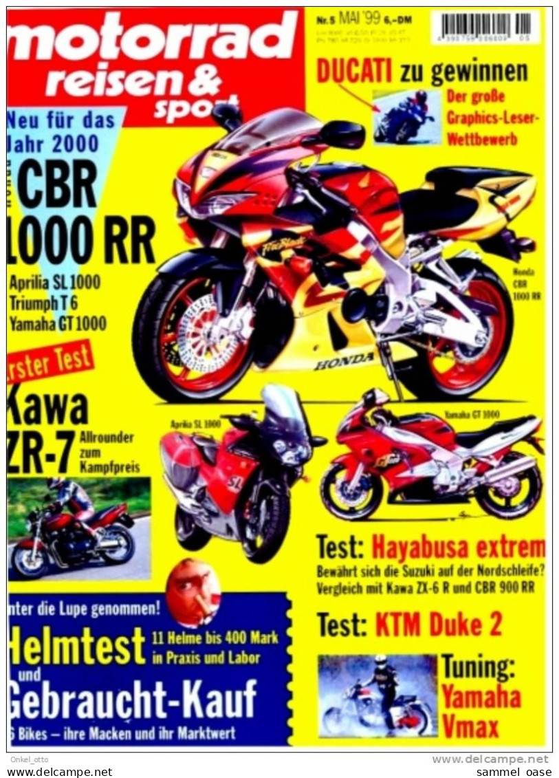 Motorrad Reisen & Sport Test Kawa ZR-7 - Hayabusa 1999 - Automóviles & Transporte