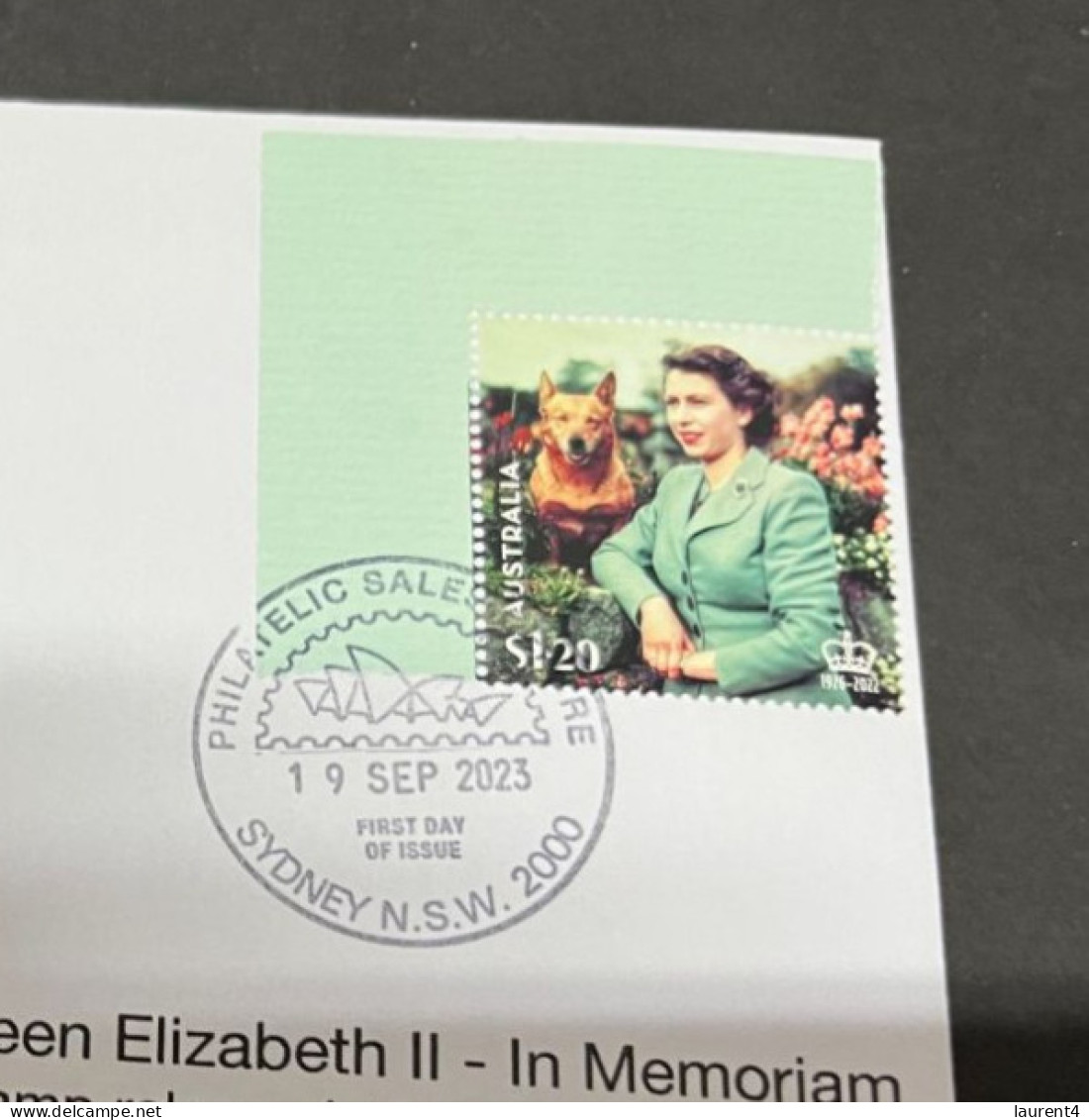 (24-9-2023) (2 U 2) Queen Elizabeth II In Memoriam (special Cover) And Corgi Dogs (released Date Is 19 September 2023) - Brieven En Documenten