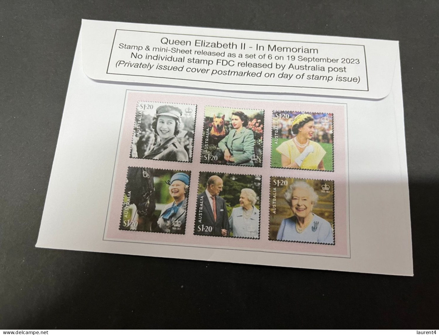 (24-9-2023) (2 U 2) Queen Elizabeth II In Memoriam (special Cover) & Prince Philip (released Date Is 19 September 2023) - Covers & Documents