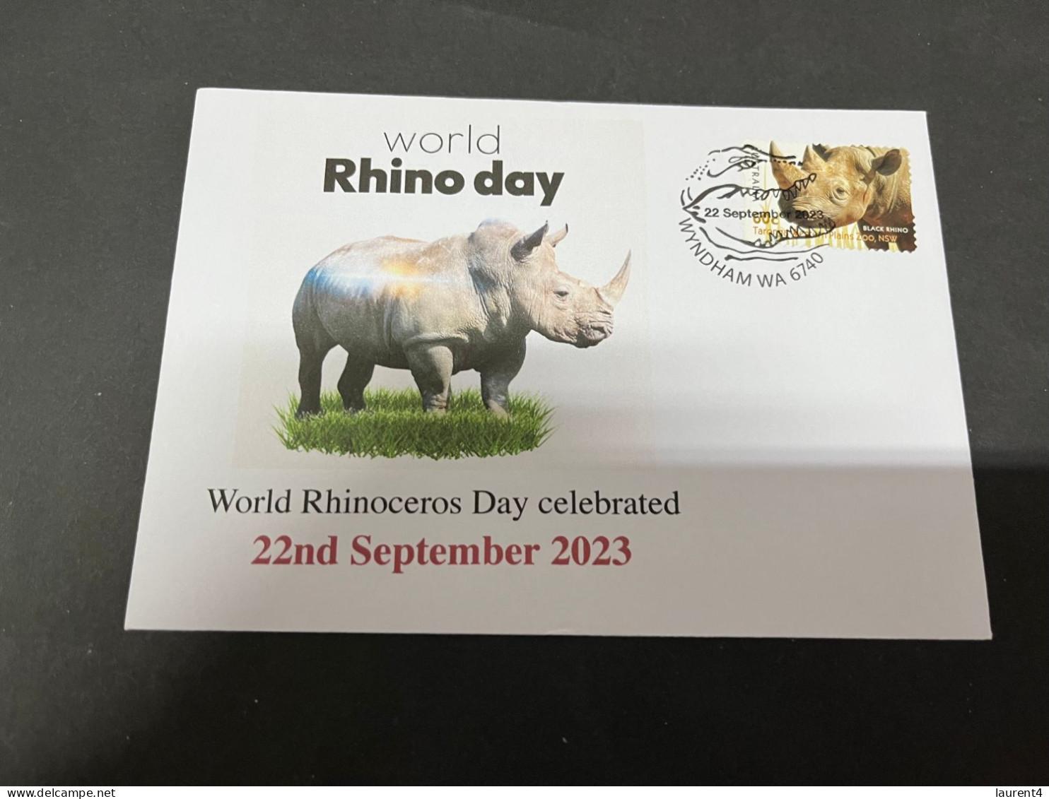 24-9-2023 (2 U 2 A) World Rhinoceros Day - 22nd September 2023 - Rhinocéros