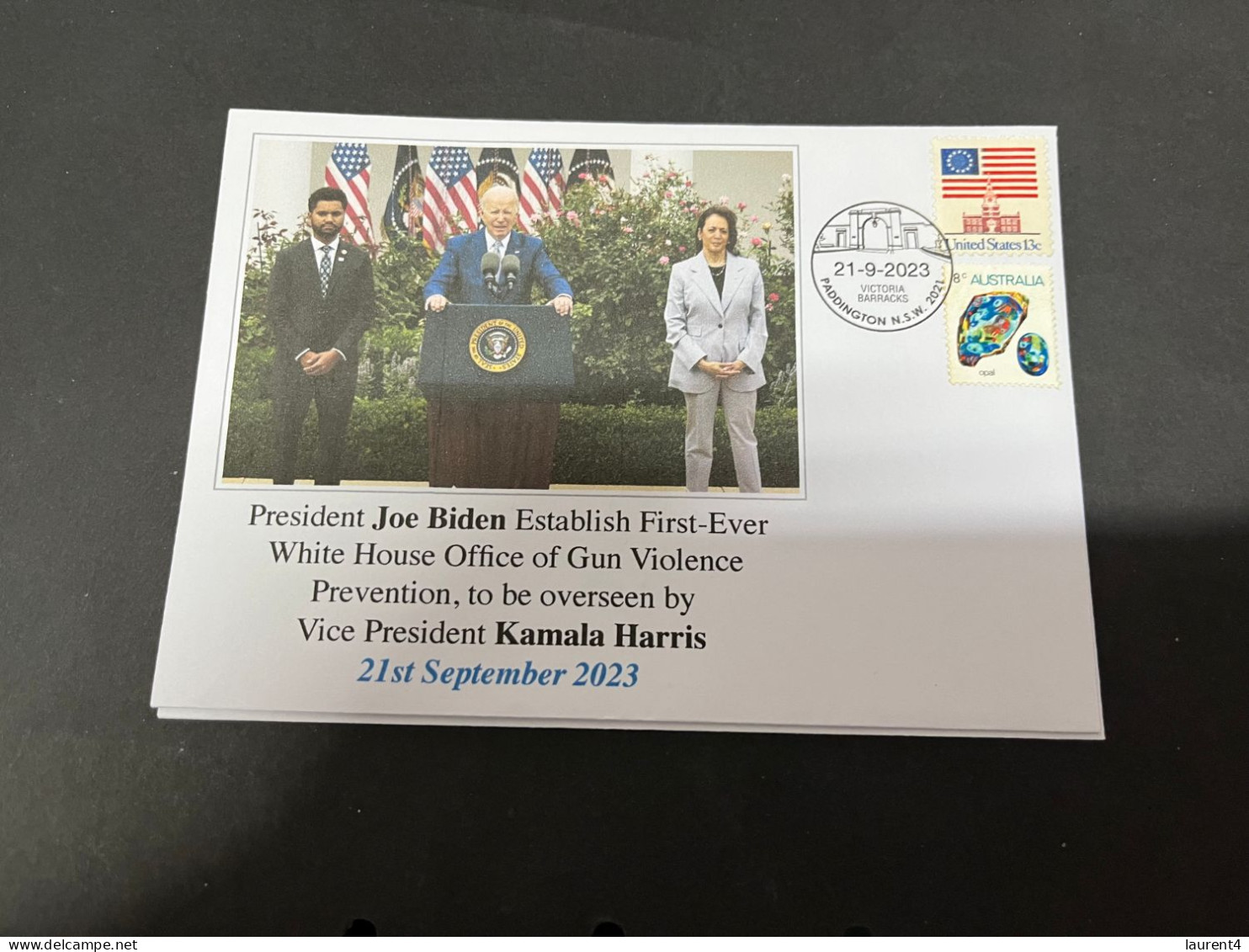 24-9-2023 (2 U 2 A) USA - President Biden Establish First-Ever White House Office Of Gun Violence Prevention (21-9-2023) - Andere & Zonder Classificatie