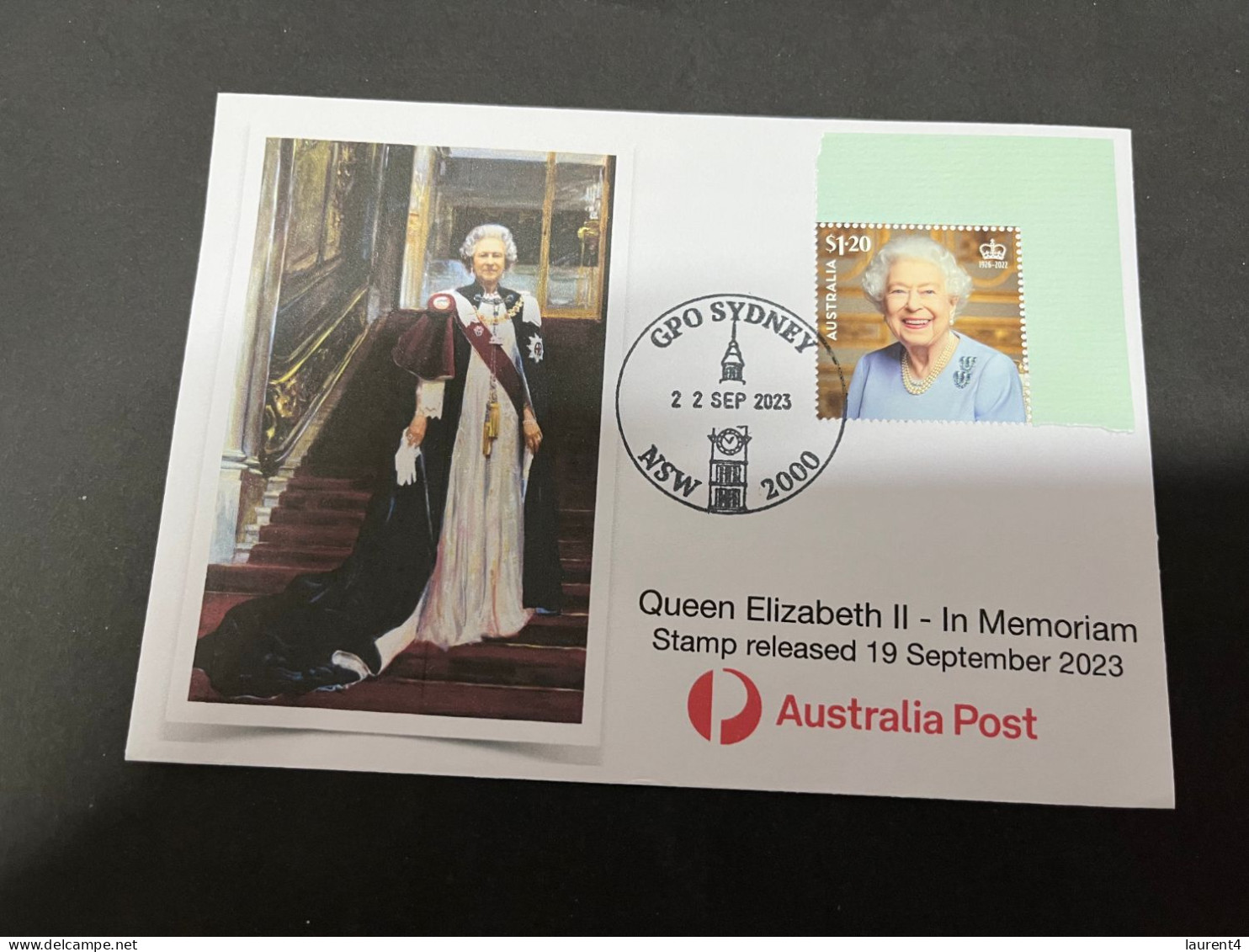 (24-9-2023) (2 U 2 A) Queen Elizabeth II In Memoriam (special Cover) Older (released Date Is 19 September 2023) - Briefe U. Dokumente