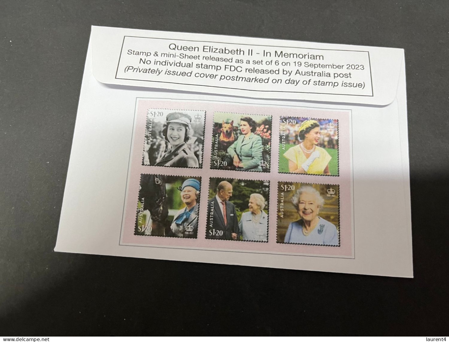 (24-9-2023) (2 U 2 A) Queen Elizabeth II In Memoriam (special Cover) Older (released Date Is 19 September 2023) - Covers & Documents