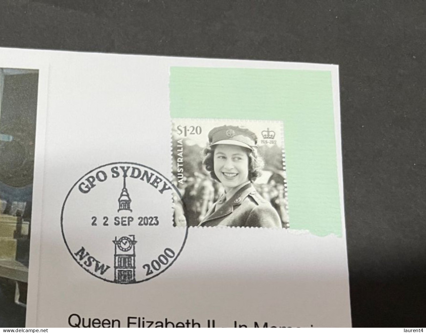 (24-9-2023) (2 U 2 A) Queen Elizabeth II In Memoriam (special Cover) Red Cross WWII (released Date Is 19 September 2023) - Covers & Documents