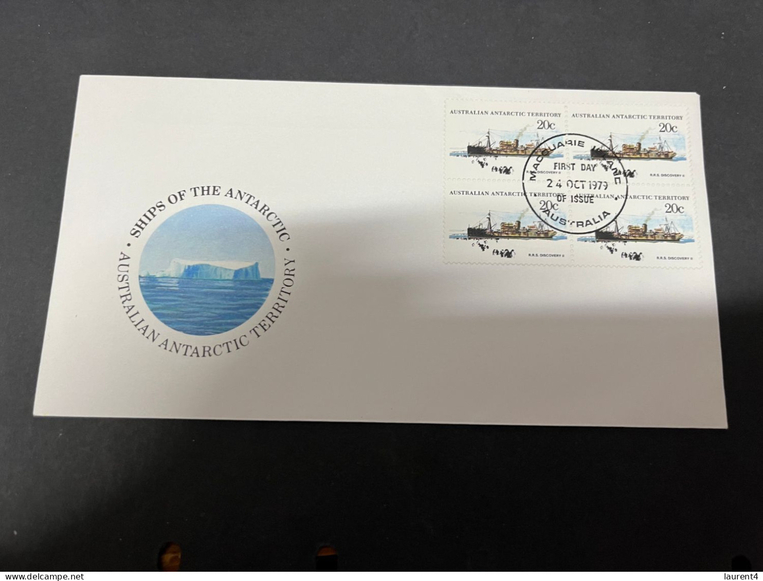 24-9-2023 (2 U 4) Australia FDC - AAT Ship (bloc Of 4) 5 Covers - 1979 - FDC