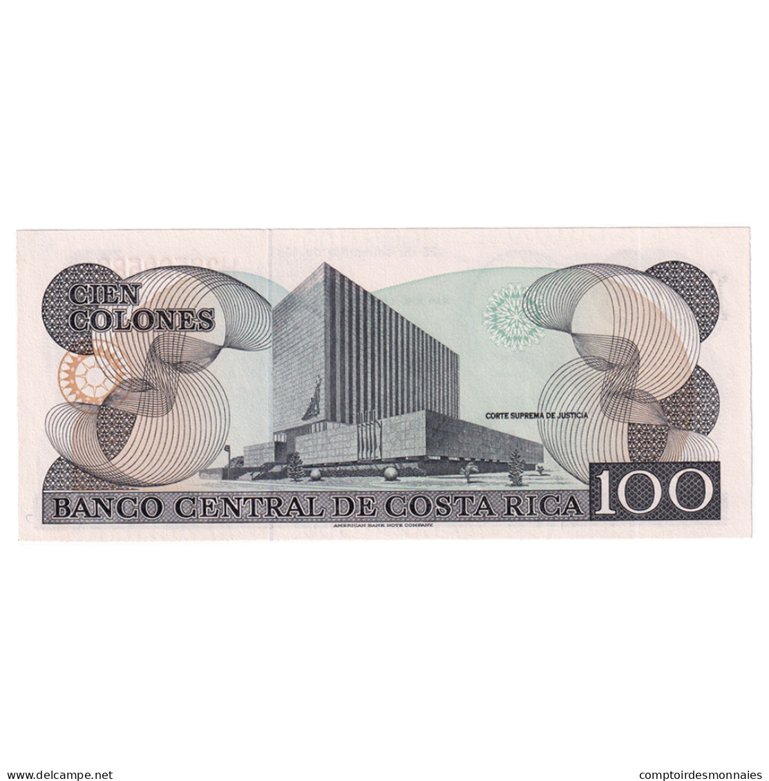 Billet, Costa Rica, 100 Colones, 1993, 1993-09-28, KM:261a, NEUF - Costa Rica