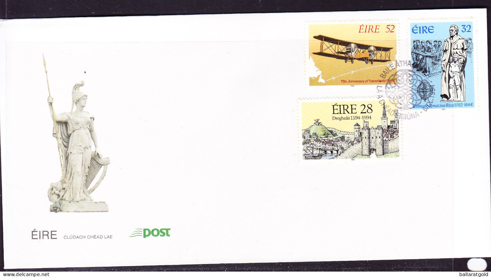 Ireland 1994 Anniversaries First Day Cover - Unaddressed - Storia Postale