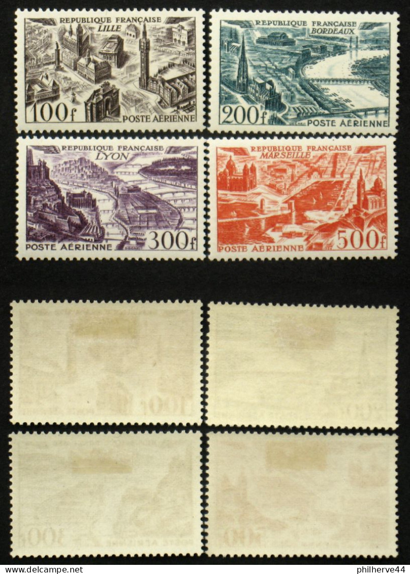 N° PA 24 à 27 Neuf N* TB Cote 70€ - 1927-1959 Postfris