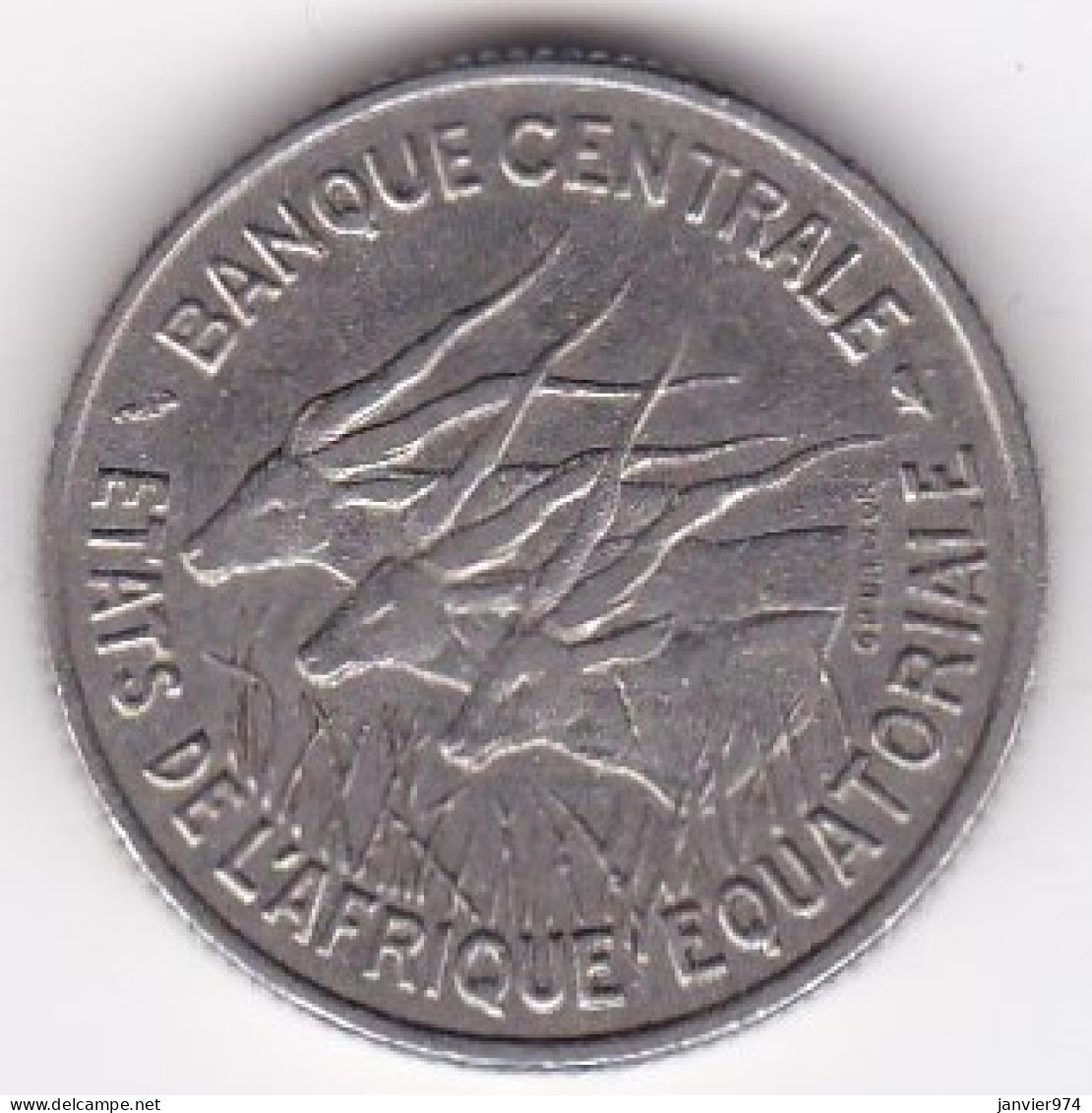Etats De L'Afrique Equatoriale Banque Centrale. 100 Francs 1966 . KM# 5 - Otros – Africa