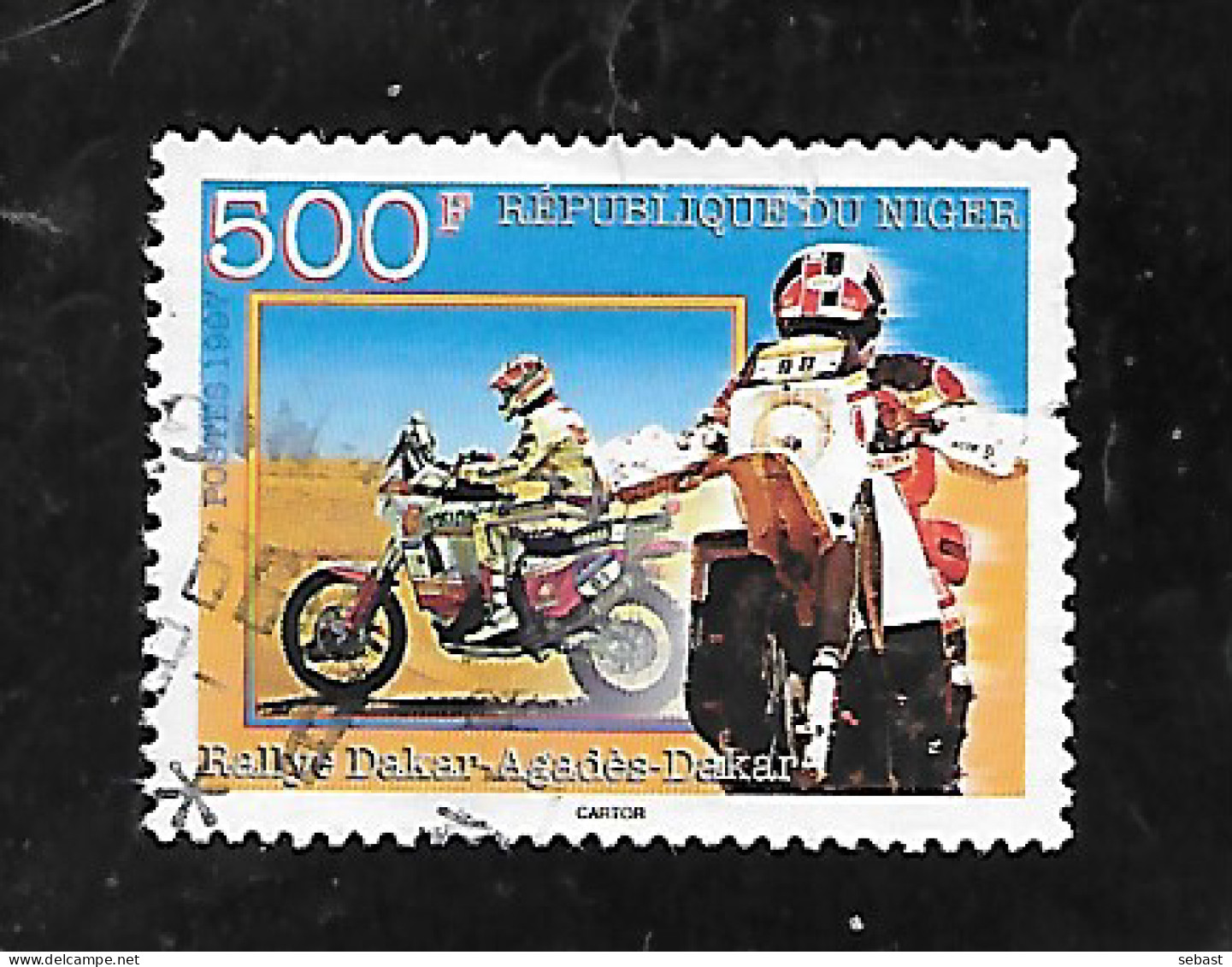 TIMBRE OBLITERE DU NIGER DE 1997 N° MICHEL 1271 - Niger (1960-...)