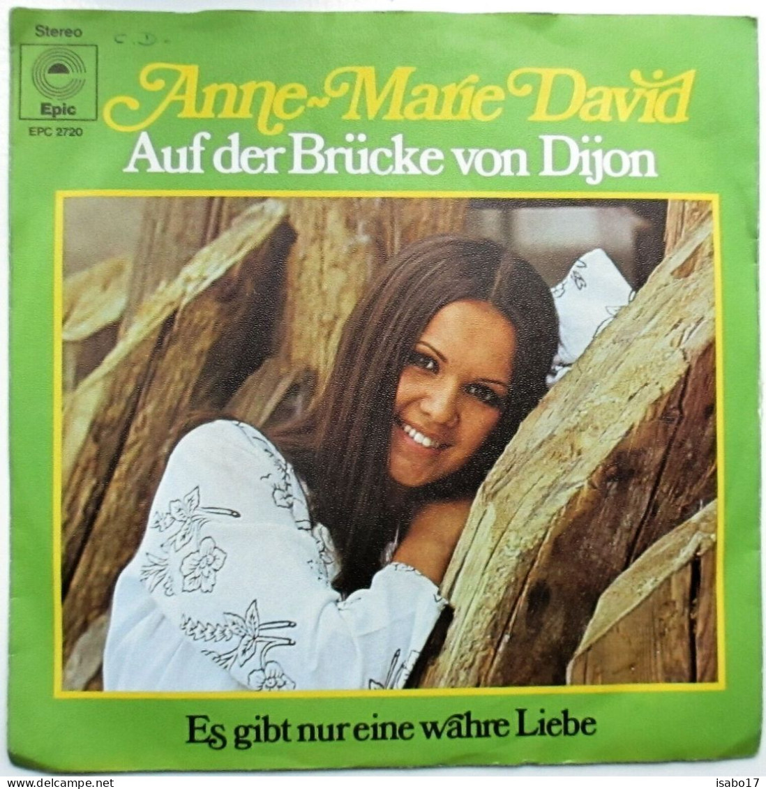 Anne-Marie DAVID Auf Der Brücke Von Dijon/Es Gibt Nur Eine Wahre Liebe Vinyl - Sonstige - Deutsche Musik