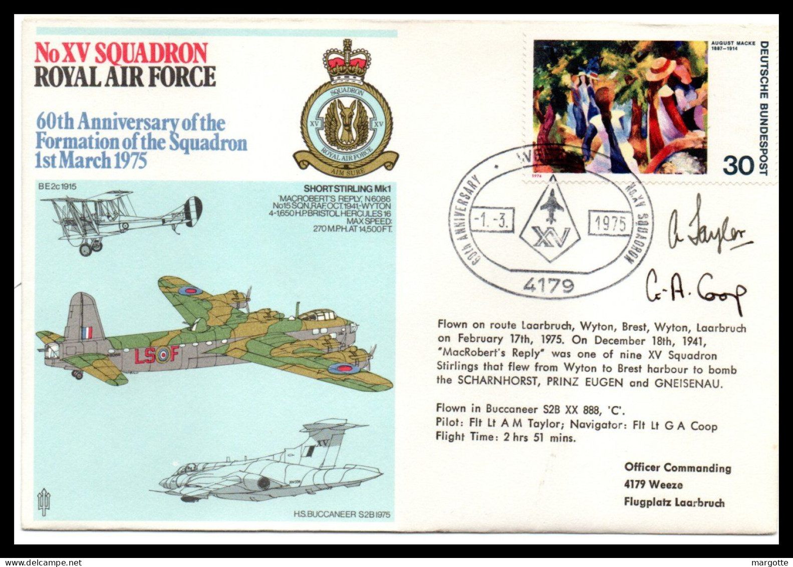 Royal Air Force  N° XV - Brieven En Documenten