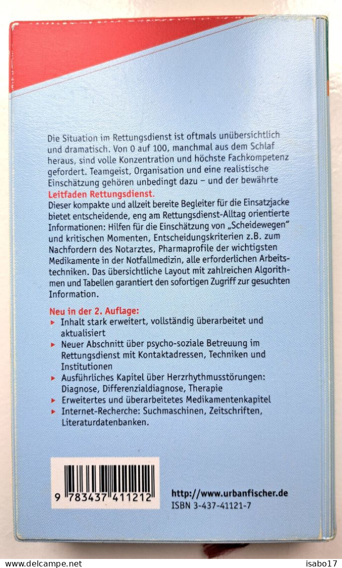 Leitfaden Rettungsdienst 2.Auflage - Salud & Medicina