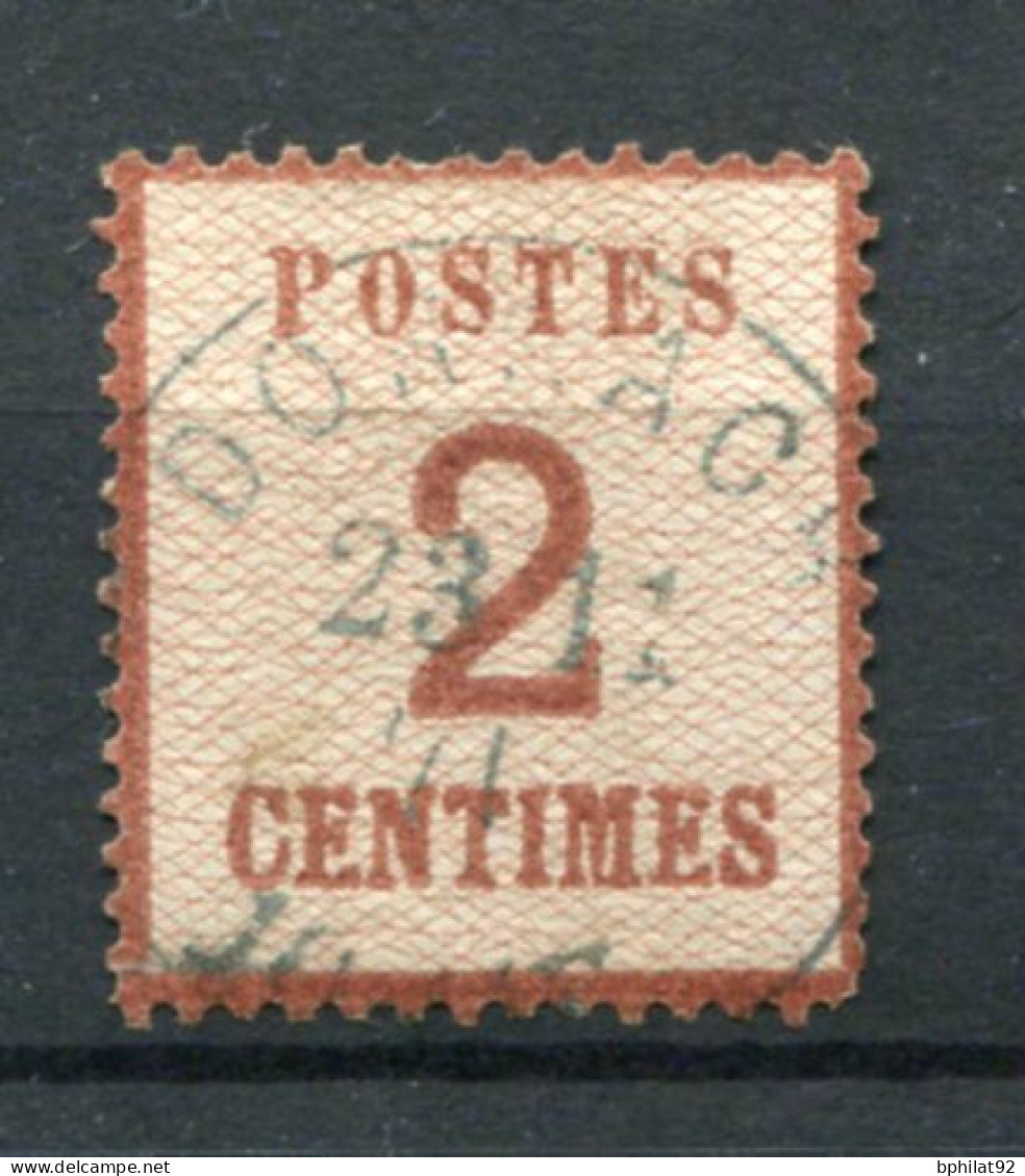 !!! ALSACE LORRAINE, N°2 CACHET DE DORNACH - Used Stamps