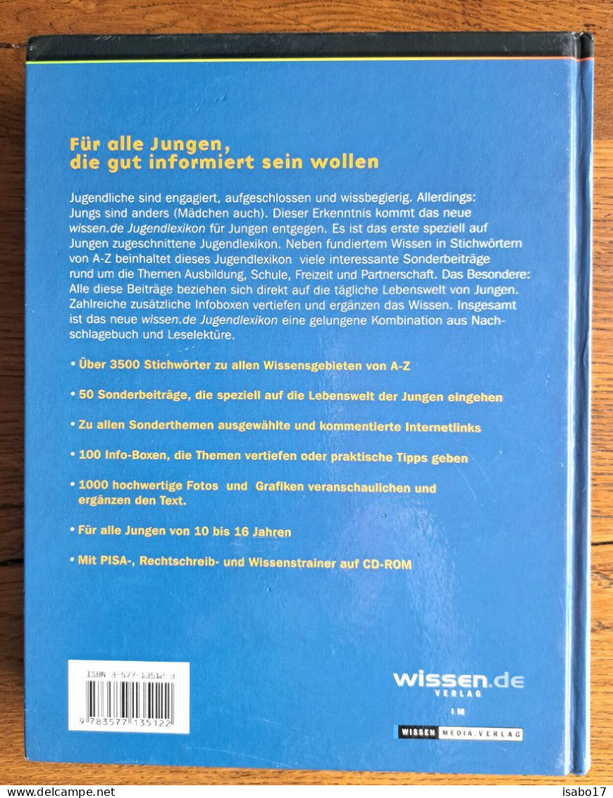 Wissen.de Jugend LEXIKON FÜR JUNGEN Mit CD - Knowledge