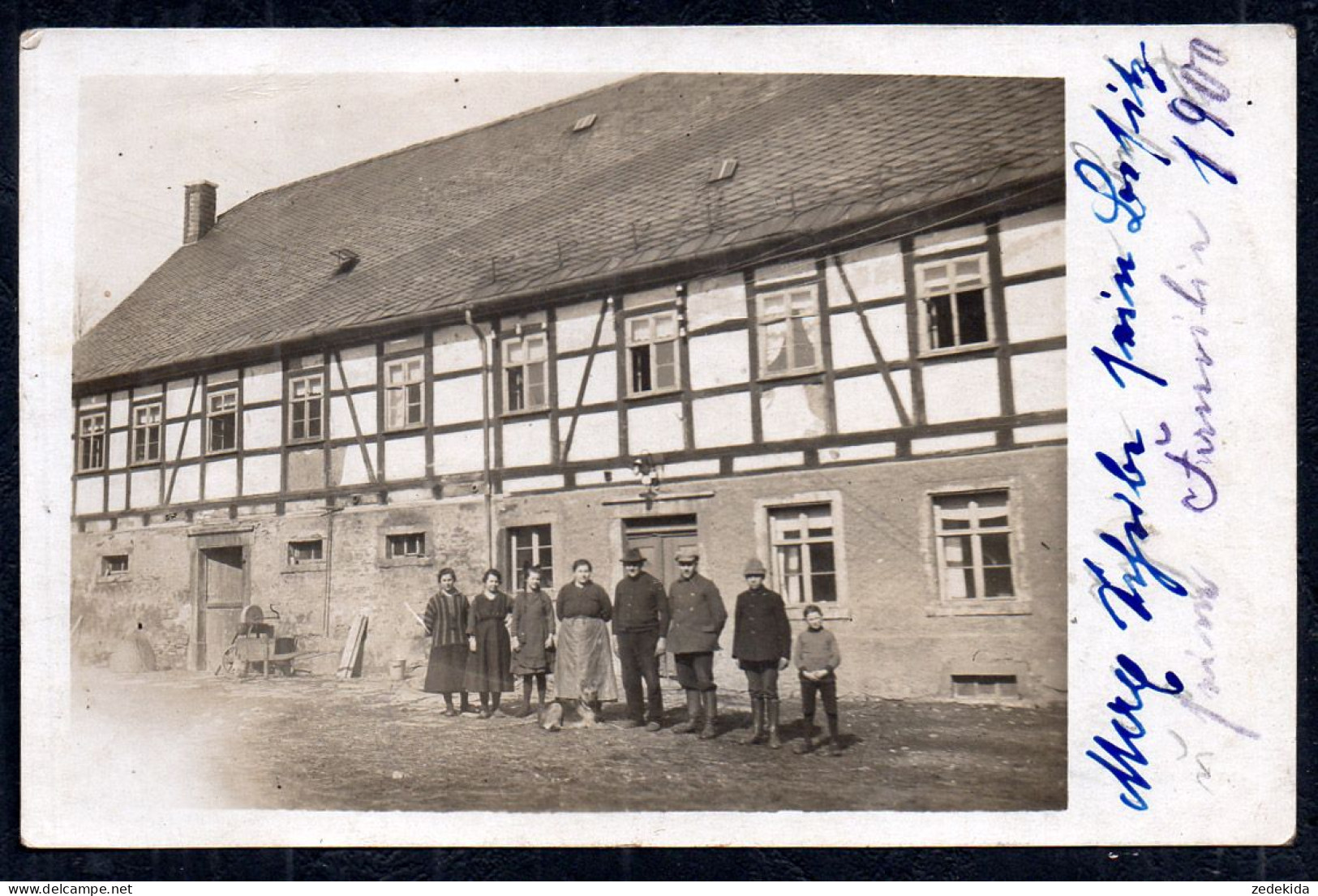 F6910 - Breitenau Bei Oederan - Bauernhof Fachwerk Fachwerkhaus - Oederan