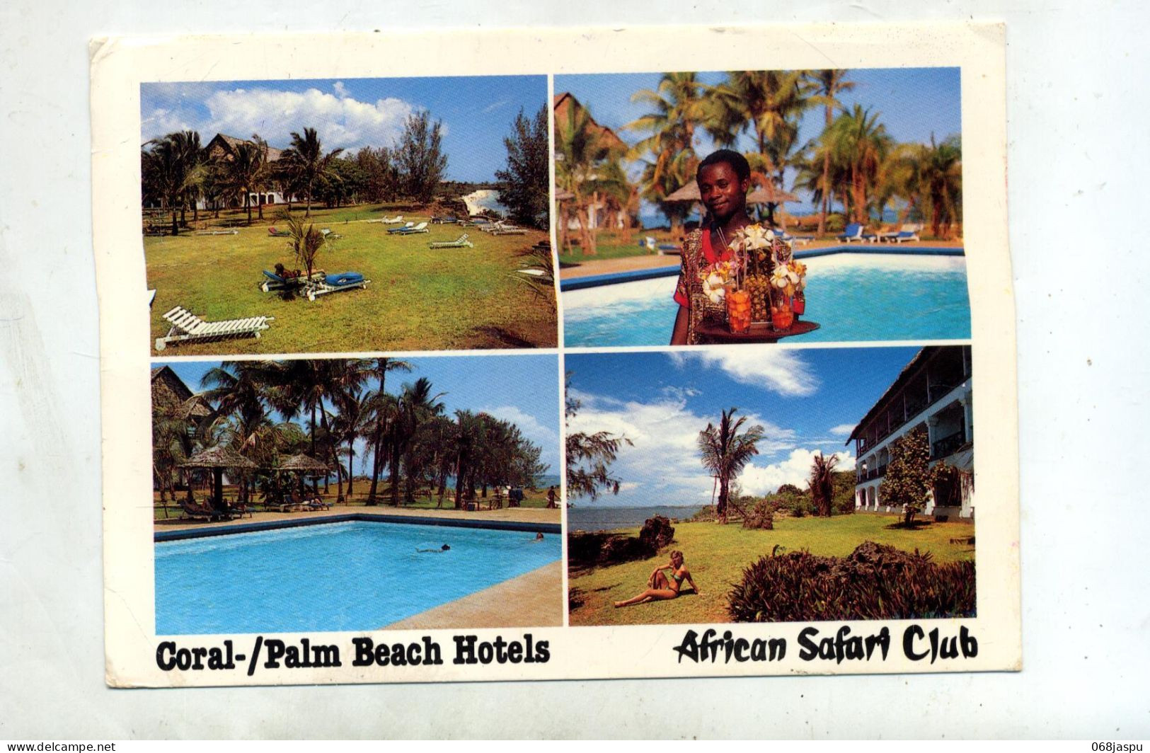 Carte  Safari Club  Hotel  Cachet Sur  Fleur - Kenya