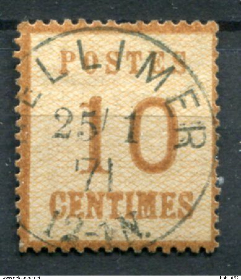 !!! ALSACE LORRAINE, N°5 CACHET D'HELLIMER - Usati