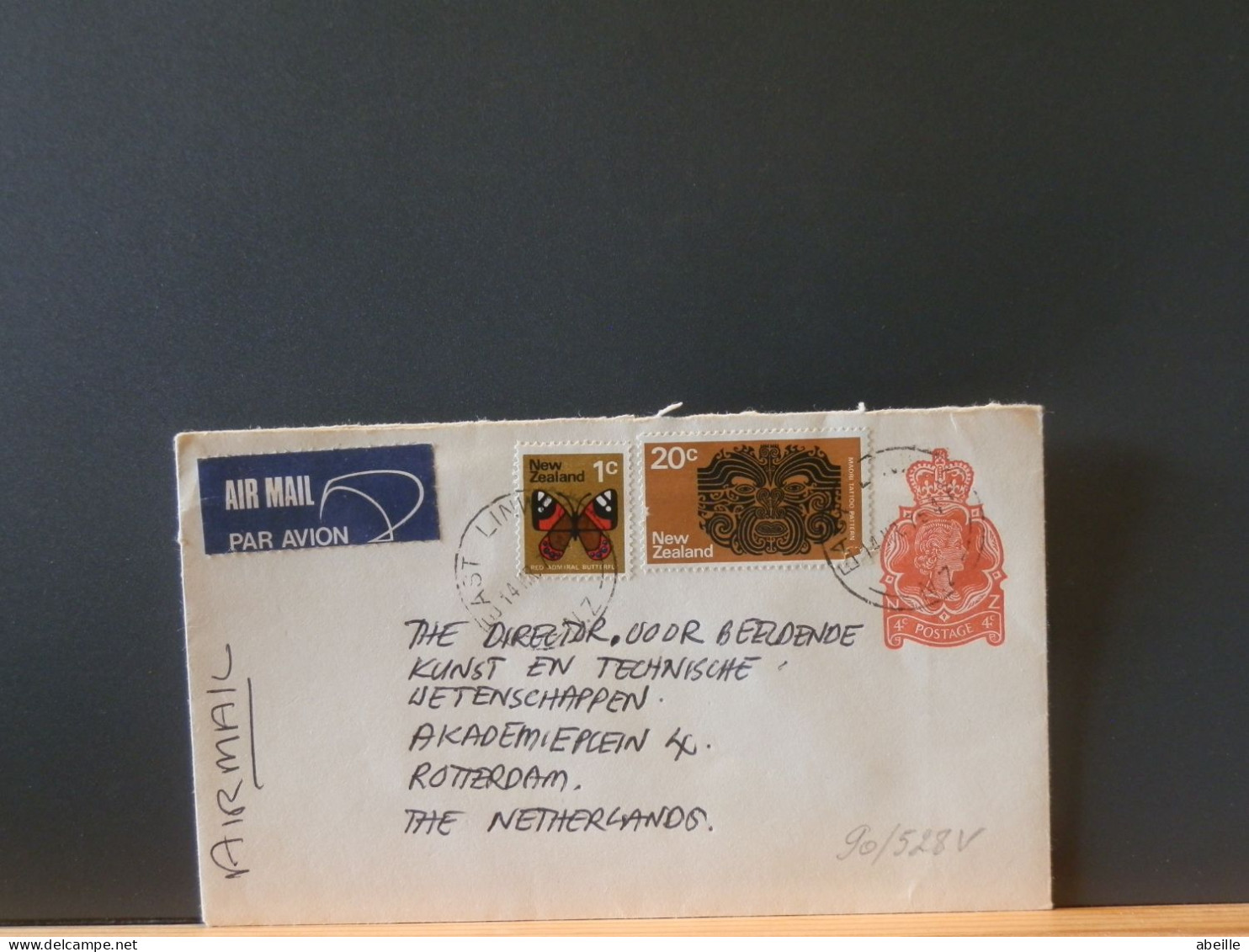 90/528V ENVELOPPE POUR NEDERLAND   1975 - Postwaardestukken