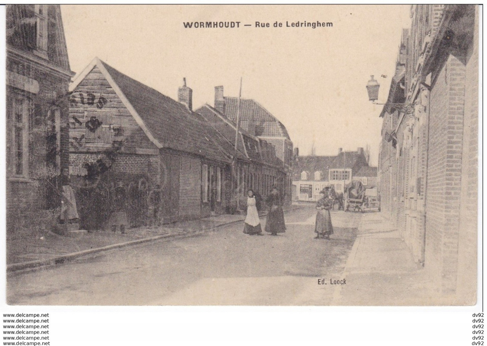 NORD  WORMHOUT RUE DE LEDRINGHEM - Wormhout