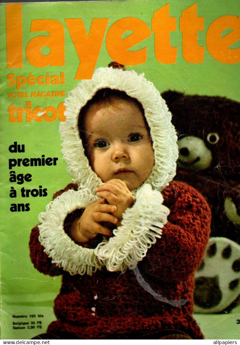 Layette Spécial Votre Magazine Tricot N°165 Bis Du Premier âge à Trois Ans ... De 1974 - Moda