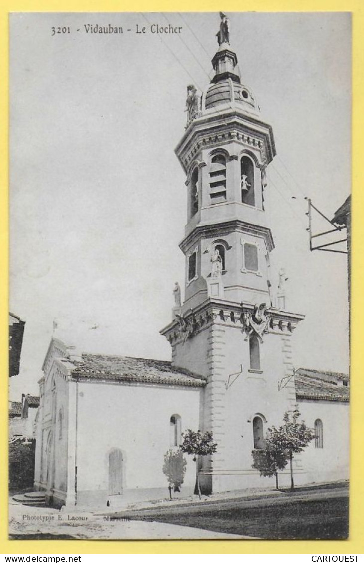 CPA VIDAUBAN Le CLOCHER 1905 - Vidauban