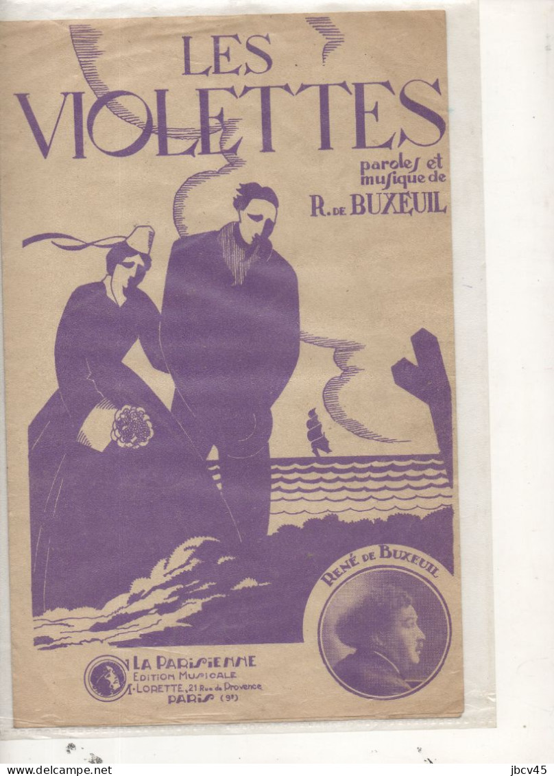 Partition LES VIOLETTES    BUXEUIL - Liederbücher