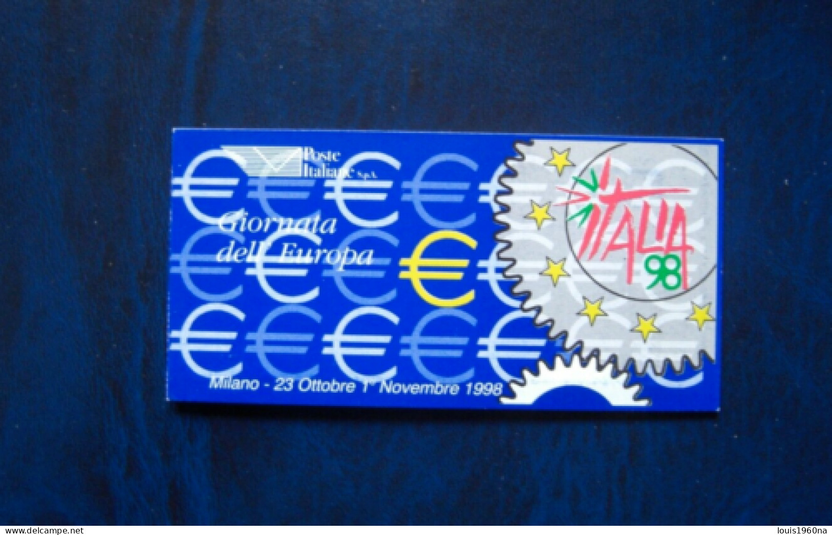 ITALIA 1998 LIBRETTO CARNET GIORNATA DELL'EUROPA 6 FRANCOBOLLI MHN** - Booklets