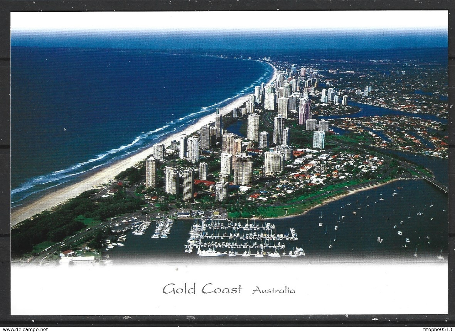 AUSTRALIE. Carte Postale écrite. Gold Coast. - Gold Coast