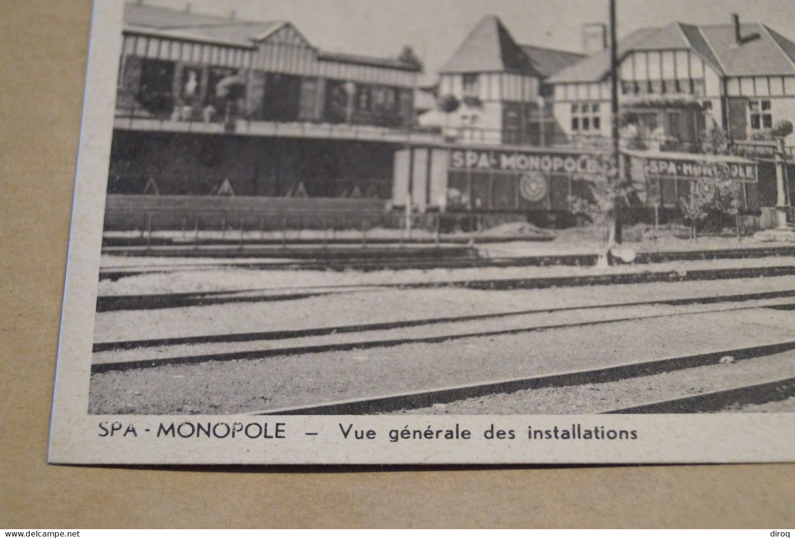 Spa Monopole,les Installations,belle Carte Ancienne - Spa