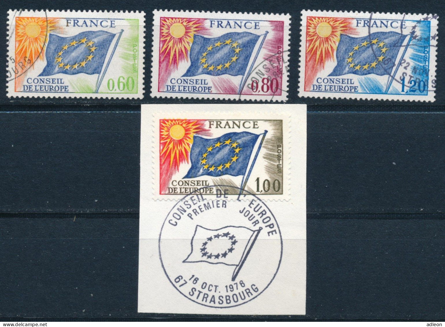 France - Service YT S46 -S 49 Obl. - Used