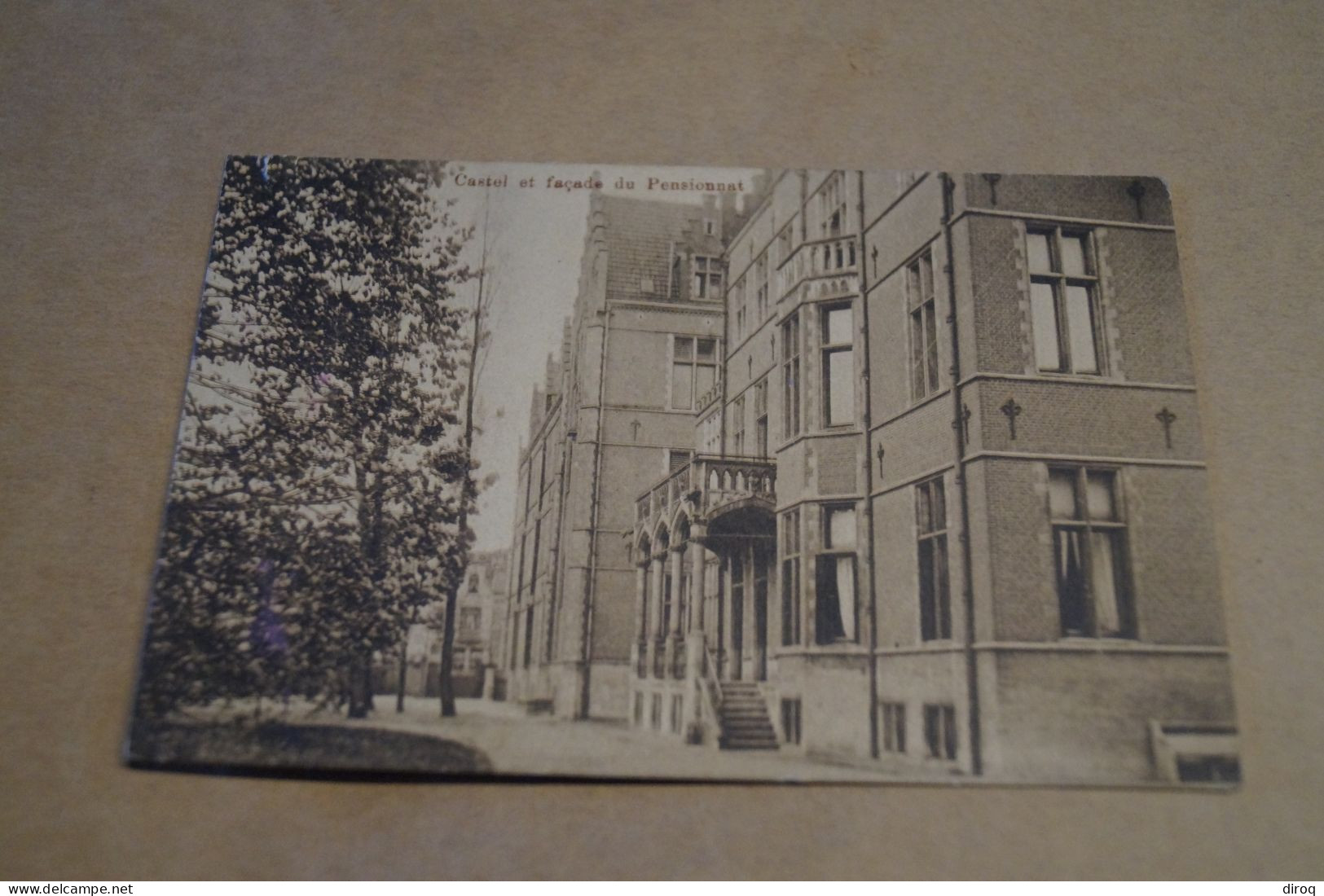 LINDTHOUT, 1936 ,Castel Et Façade Du Pensionnat,belle Carte Ancienne - St-Lambrechts-Woluwe - Woluwe-St-Lambert