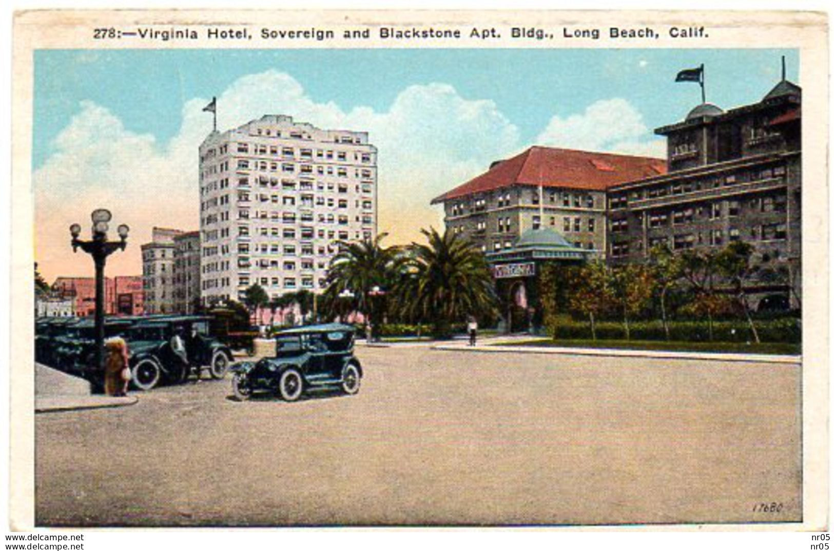 Etats Unis - Virginia Hotel, Sovereign And Blackstone Apt. Bidg, LONG BEACH , CALIFORNIA  ( Amerique ) - Long Beach