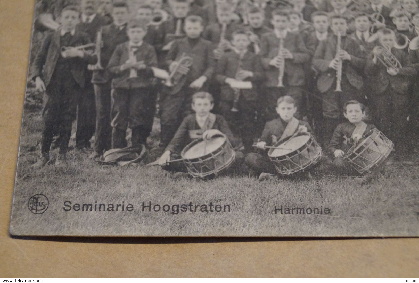 Hoogstraten, RARE Carte Photo Séminaire,1913,Harmonie,belle Carte Ancienne - Hoogstraten