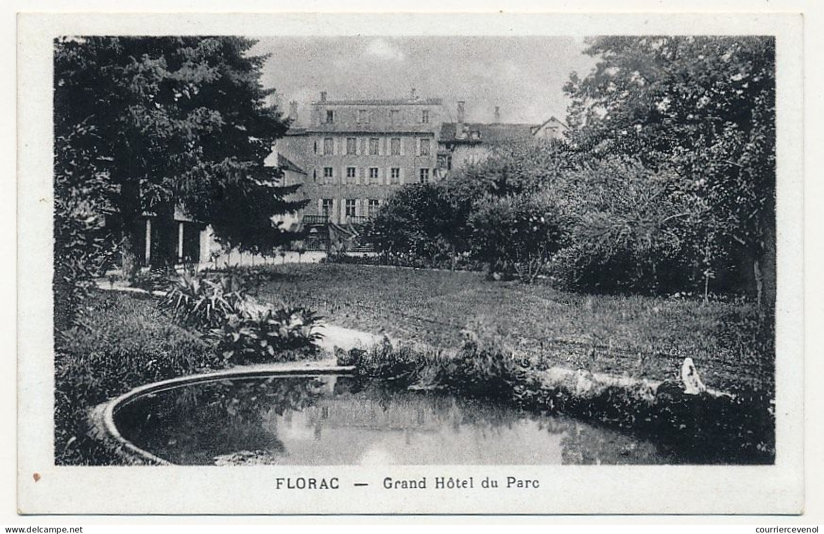 CPA - FLORAC (Lozère) - Grand Hôtel Du Parc - Florac