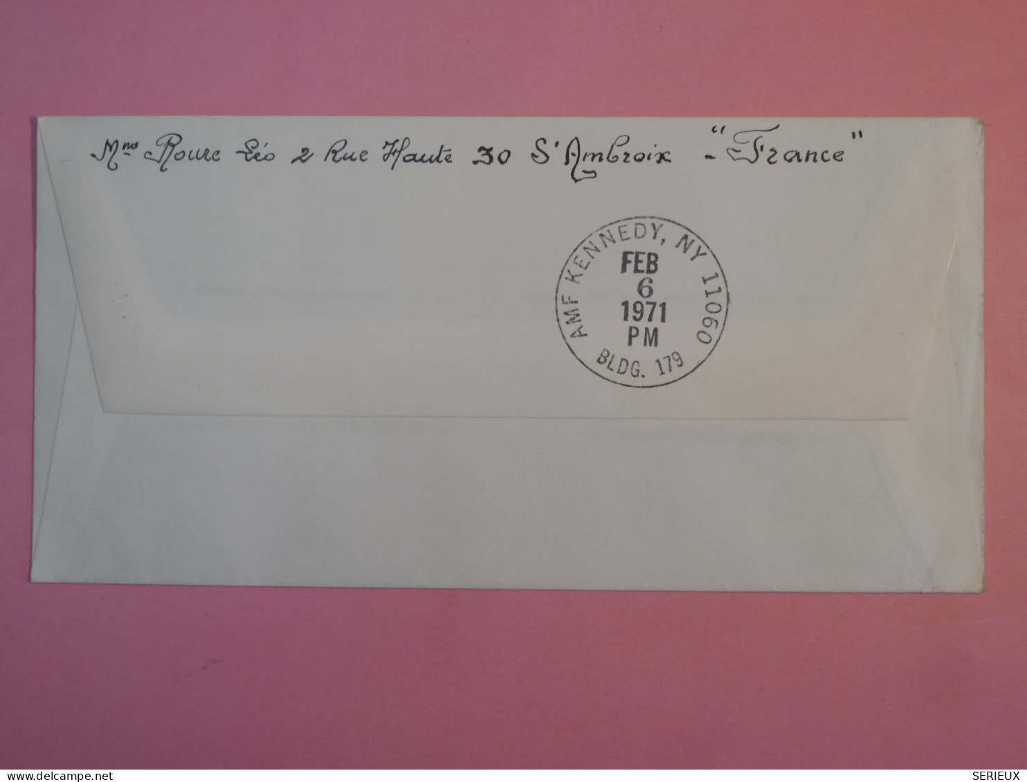 DB17  FRANCE BELLE LETTRE FIRST FLIGHT  1969 ANN.  1ER VOL  PARIS NEW YORK USA  +++ - Eerste Vluchten