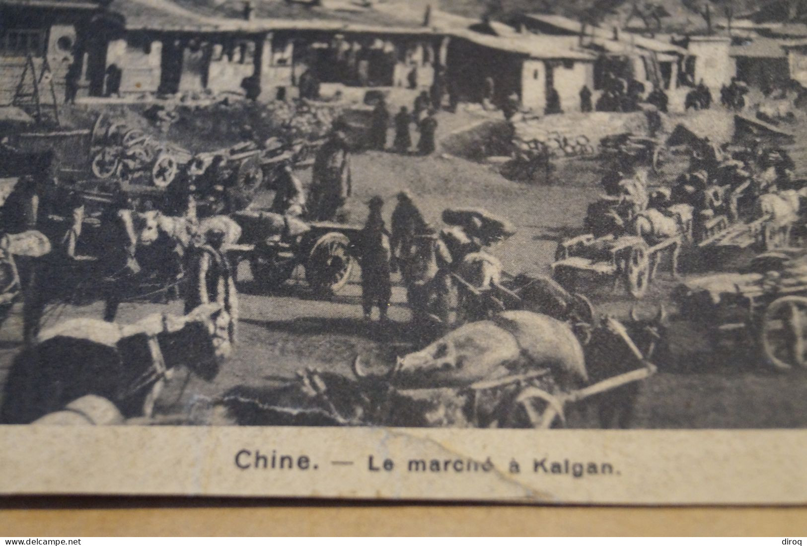 Chine,Chines,Le Marché De Kalgan,belle Carte Ancienne - China