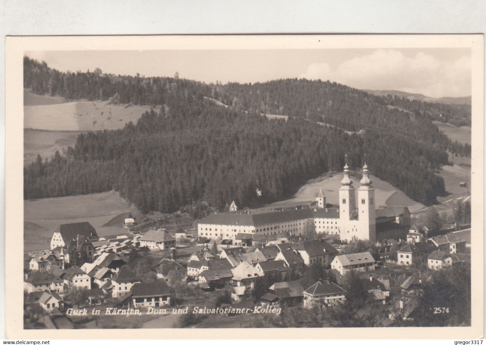 D5178) GURK In Kärnten - Dom Und Salvatorianer Kolleg Mit Haus DETAILS Alt ! 1940 - Gurk